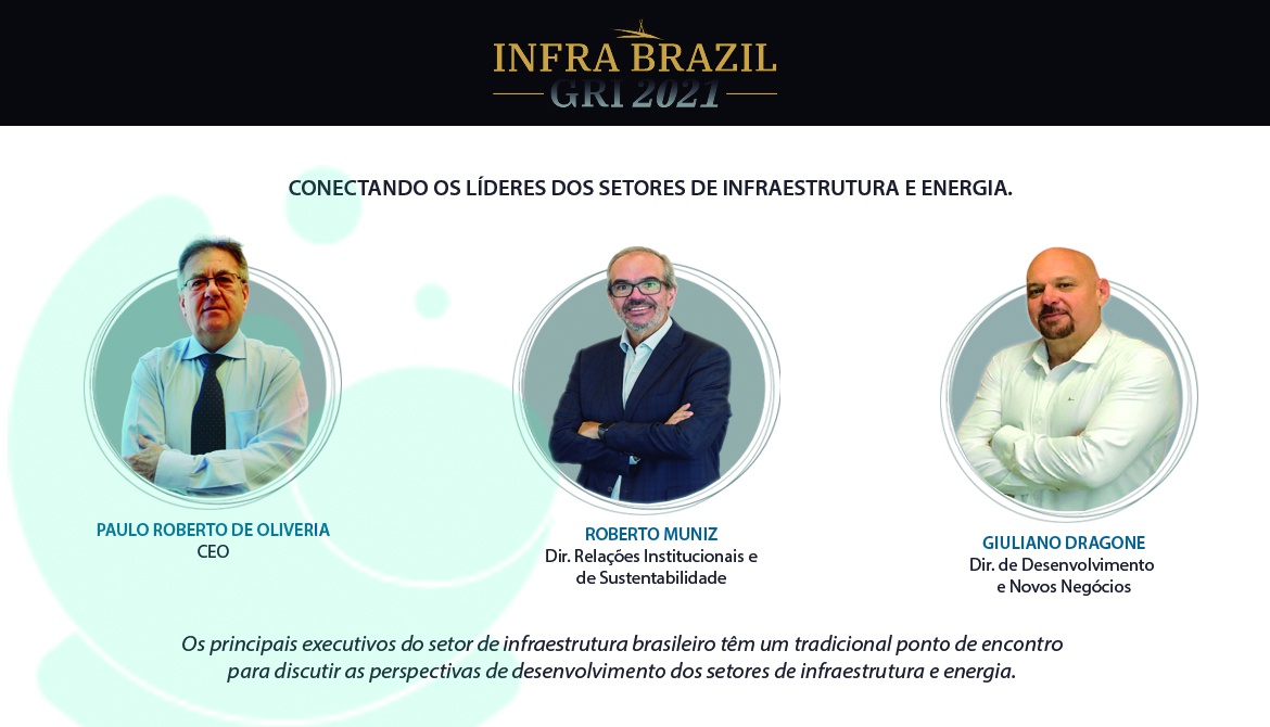 Executivos da GS Inima Brasil participam do evento "Infra Brazil 2021" promovido pelo Club GRI.