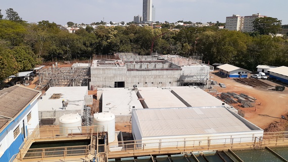 Construção da nova Estação de Tratamento de Água avança em Araçatuba