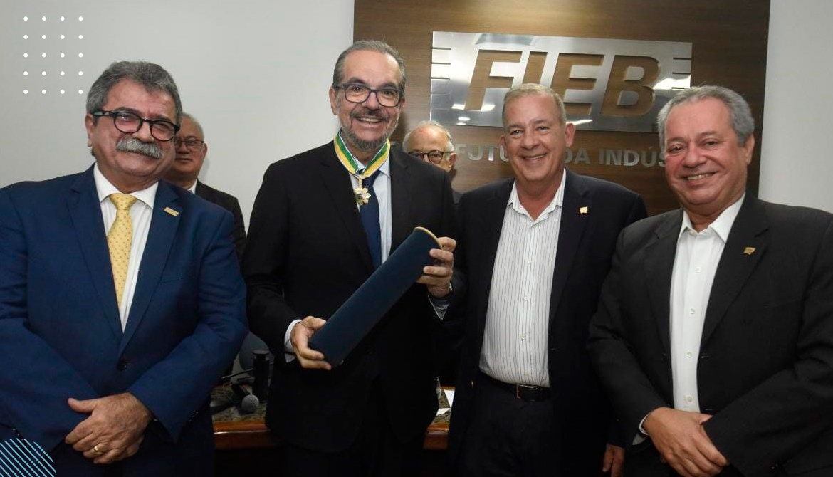ROBERTO MUNIZ, DIRETOR DA GS INIMA BRASIL, É HOMENAGEADO COM A ORDEM DO MÉRITO INDUSTRIAL